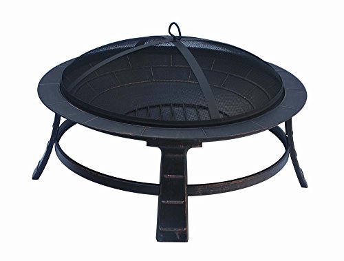 Lava Stars 30” Brick Fire Pit