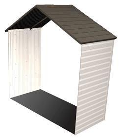 Lifetime 6422 30-Inch Shed Extension Kit for 8-Foot-Wide Sheds