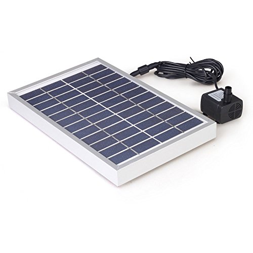 Magicfly 12V 5W Solar Power Fountain Pond Water Pump Brushless