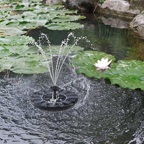 Magicfly 7V 1.4W Solar Power Fountain Pond Water Pump Brushless