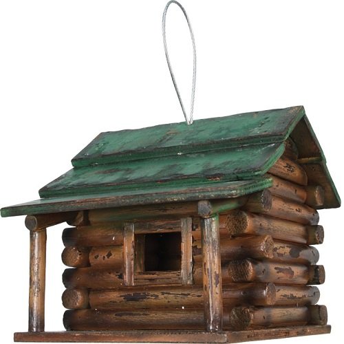 Rivers Edge Products Log Cabin Birdhouse