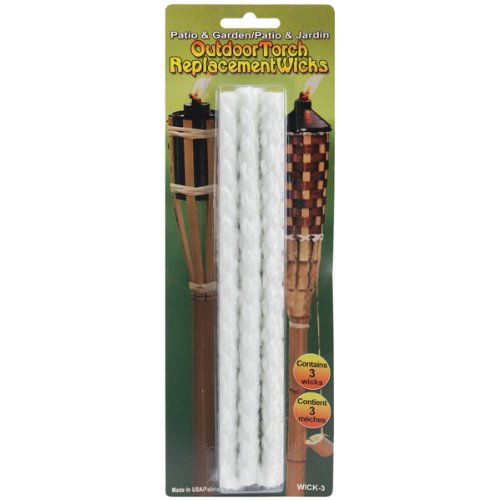 Outdoor Torch Replacement Wicks 3 Pieces Per Package- *** Product Description: Outdoor Torch Replacement Wicks 3 Pieces Per Package-. Pepperell-Patio & Garden Outdoor Tiki Torch Replacement Wicks. Package Contains Three Wicks Measuring Approximat ***