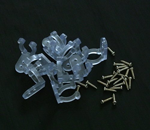 50pc Mounting Clips for 3/8 Rope Light