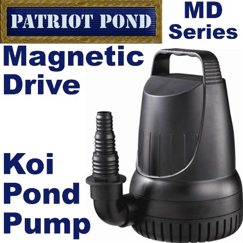 Patriot Mag Drive MD3200 – 3200 GPH Koi Pond & Waterfall Pump