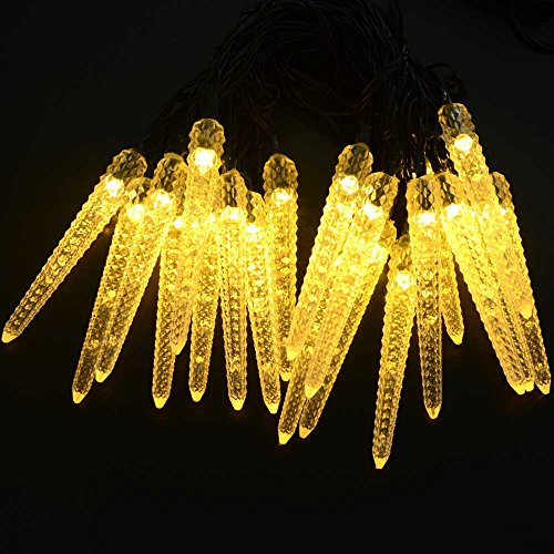 Solar Powered LED Christmas Light, 16ft 20 LED