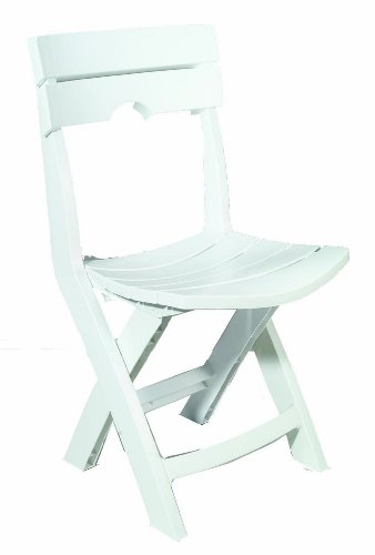 Adams Manufacturing 8575-48-3700 Quik-Fold® Chair, White
