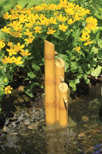 Aquascape AQSC 3 Tier Bamboo Fountain with Pump