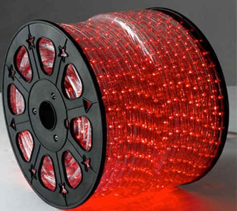 RED 12 Volts DC LED Rope Lights Auto Lighting 15 Meters(49.2 Feet)