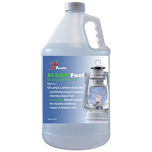 Firefly Eucalyptus CLEAN Lamp Oil – 1 Gallon – Smokeless & Virtually Odorless – Clean Burning