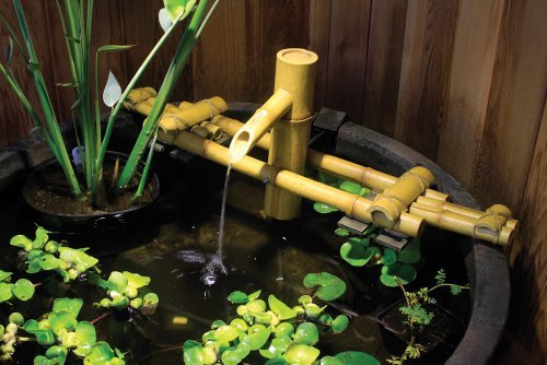 Aquascape AQSC Pouring Bamboo Fountain with Pump