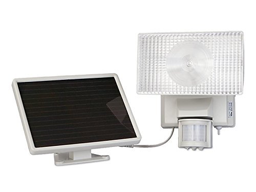 MAXSA Innovations 40224 Solar-Powered Motion-Activated 50 LED Security Floodlight