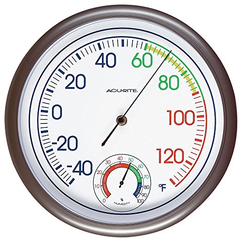 AcuRite 02362 11-Inch Thermometer and Hygrometer