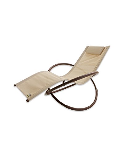 RST Brands OP-OL04-Bei Original Orbital Zero Gravity Patio Lounger