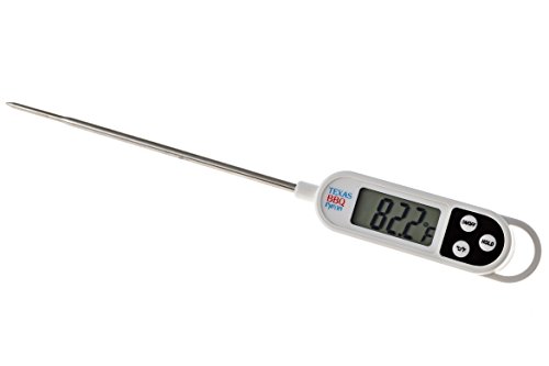 Texas BBQ Ninja Digital Food Thermometer with Probe – Professional and Accurate Kitchen, Cooking, Barbecue Tool – Lifetime Guarantee