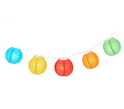 12′ String Lantern Lights Multicolor