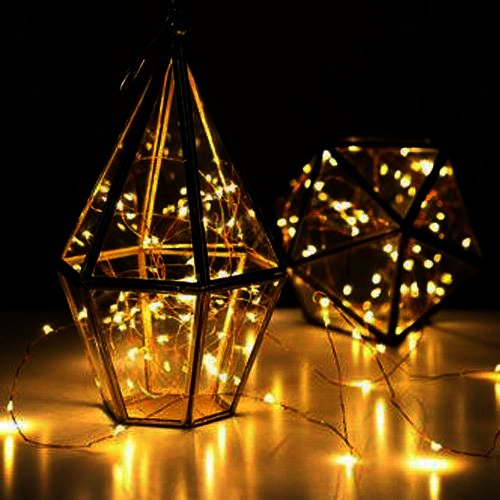 LED SopoTek 7ft 20 LEDS Yellow Starry Lights Fairy Lights Copper LED Lights Strings AA Battery Powered Ultra Thin String Wire(20 Leds Yellow Battery not included)