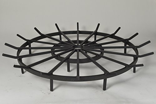 1/2 Inch Starburst Round Firewood Grate for Fire Pit – 36 Inch Diameter