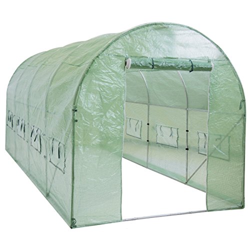 Best Choice Products Greenhouse 15’x7’x7′ Larger Walk In Tunnel Green House Garden Plant Outdoor Tent