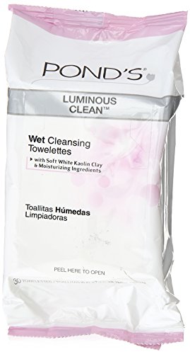 Pond’s Luminous Clean Wet Towelettes, 30Count