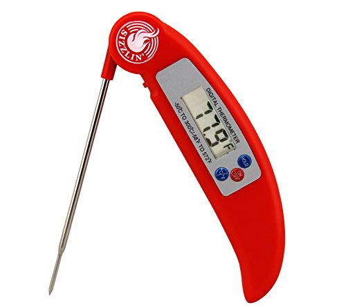 Sizzlin’s Digital Quick Read Kitchen and Meat Thermometer