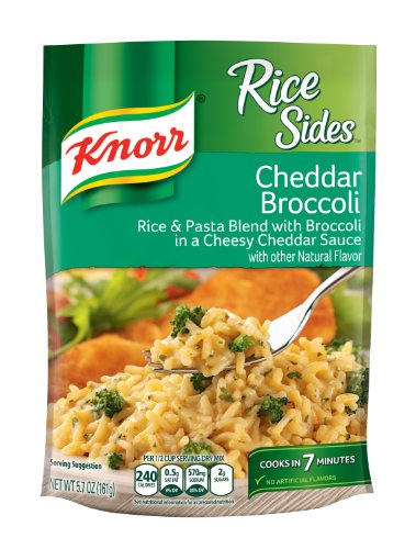 Knorr Rice Sides, Cheddar Broccoli 5.7 oz, Pack of 12