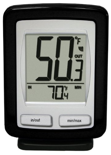 La Crosse Technology WS-9009BK-IT-CBP Wireless Outdoor temperature station with Indoor thermometer, MIN/MAX records