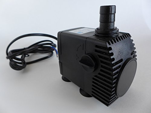 12V DC brushless submersible water pump for solar powered fountain, pond, water feature, hydroponics, aquarium, aquaculture 396 GPH