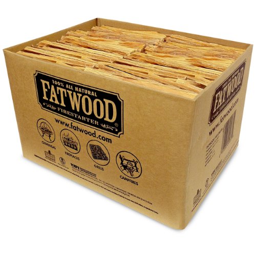 Fatwood Firestarter 9935 0.88 Cubic Feet Fatwood for Fireplace in Bulk Box, 35-Pound