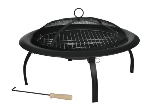 Fire Sense 29-Inch Folding Fire Pit