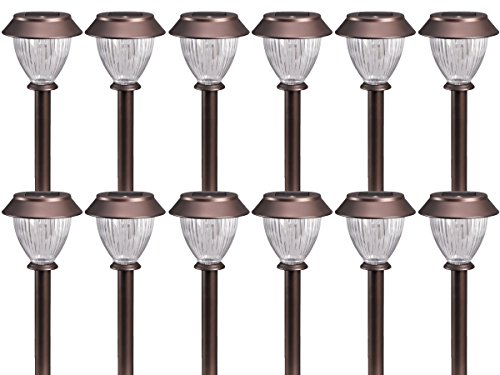 (12 Pack) Westinghouse 136003-78 Paradise Solar LED Garden Stake Light (Bronze)