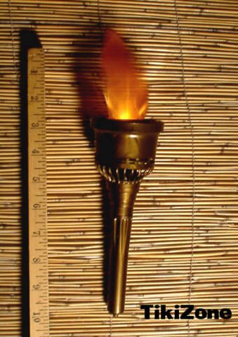 Two Pack Battery Powered Fake (Flameless) Tiki Torch Insert