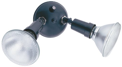 Lithonia OFTH 300PR 120 BZ M12 2-Light Twin PAR Holder Security Light, Dark Bronze