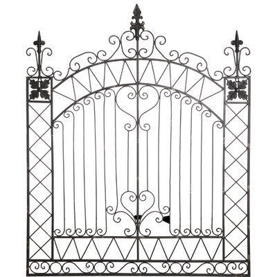 French Chic Garden 42.5″ x 36″ Metal Fence