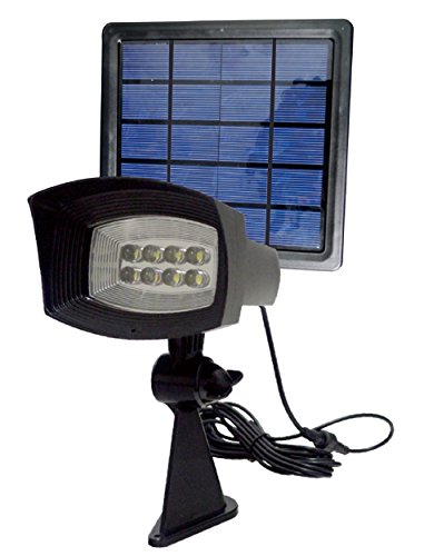 Super Bright Solar Exterior Lighting Spotlight/ King of Battery Life With 3000 mAh Capacity/ Detachable and Easily Mounts/ Dazzling Strong Light/ Designed for Better Illumination of Stairs Pathway Patio Garden Decking or Added Security Accents/ New Release