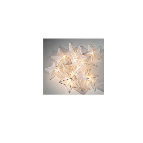 9.5′ String White Stars Lights