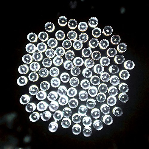 Solar Christams Lights 200 LED White fairy string lights 8 Moder for Outdoor Indoor