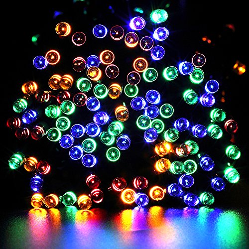 Solar String Lights,URPOWER® 72ft 200 LED 8 Modes Solar Powered Waterproof Starry Fairy Outdoor String Lights Christmas Decoration Lights for Patio Gardens Homes Landscape Wedding Party