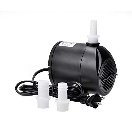 YueYueZou® 800 GPH High Lift Pump, Waterfalls/Ponds/Vertical Hydroponics/Aquaponics – 5′ Cord Corrosion-proof