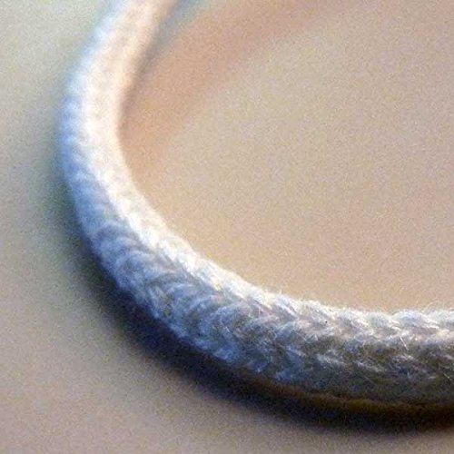 Firefly Brand – 5 Feet of 2.6mm Round Braided Cotton Replacement Wick for Oil Lamps and Candles.