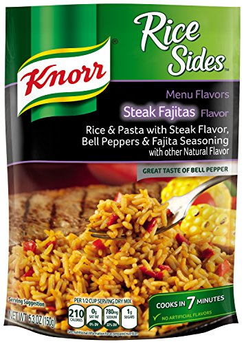 Knorr Rice Sides, Steak Fajitas 5.3 oz (Pack of 12)