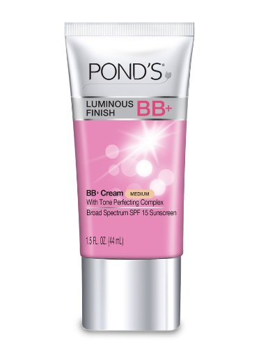 Pond’s Luminous Finish BB Plus Cream with SPF 15, Medium Shade, 1.5 Ounce