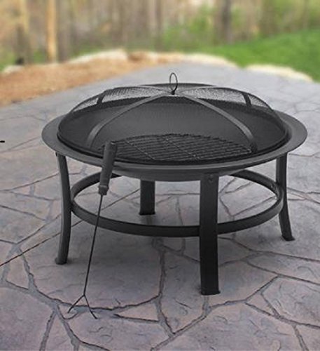 Outdoor Firepit Firebox Fireplace Patio Deck Lawn Yard Wood Burning Fire Pit