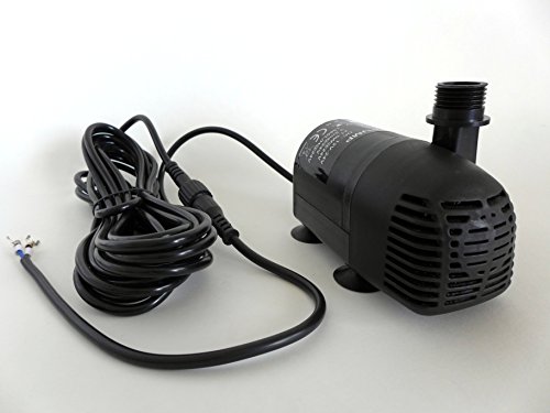 12V DC brushless submersible water pump for solar powered pond, fountain, water feature, hydroponics, aquarium, aquaculture