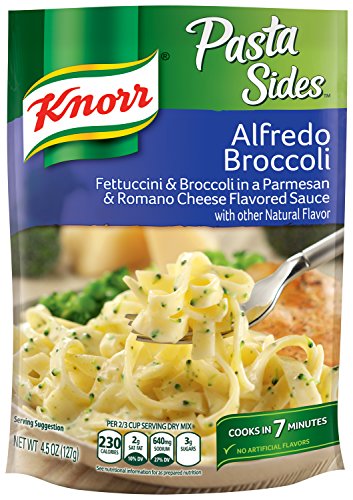 Knorr Pasta Sides, Alfredo Broccoli 4.5 oz (Pack of 12)