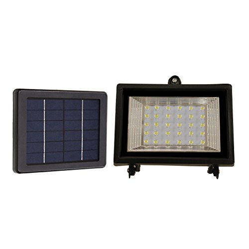 LTE 30 LED Solar Light Ultra Bright Outdoor Security Floodlight, IP65 Waterproof, 150 Lumen, Auto-induction Solar Flood Light for Lawn, Garden, Pool , etc.