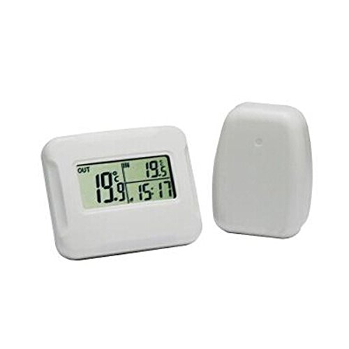 Xcellent Global Wireless Indoor/ Outdoor Thermometer Sensor, White HG109