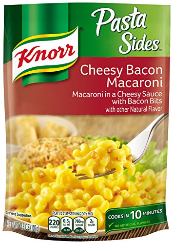 Knorr Pasta Sides, Cheesy Bacon Macaroni 3.8 oz, (Pack of 12)