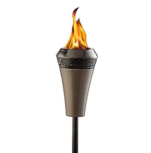 TIKI Brand 66-inch Island King Large Flame Torch Gunmetal Finish