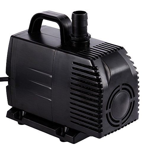 Simple Deluxe 1056 GPH UL Listed Submersible Pump with 15′ Cord, Water Pump for Fish Tank, Hydroponics, Aquaponics, Fountains, Ponds, Statuary, Aquariums & Inline