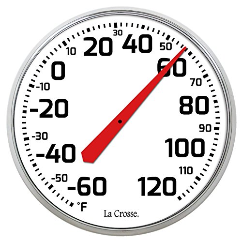 LaCrosse 104-1522 La Crosse 8.5″ Round Dial Thermometer